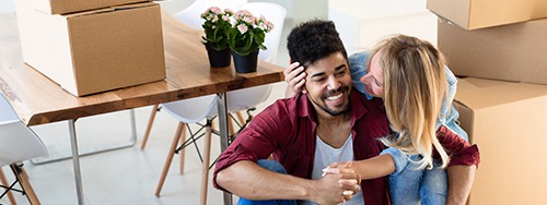 Acheteurs d'un appartement à Evere